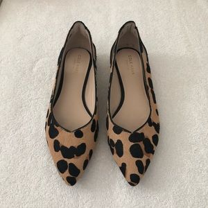 Cole Hann Leopard flats